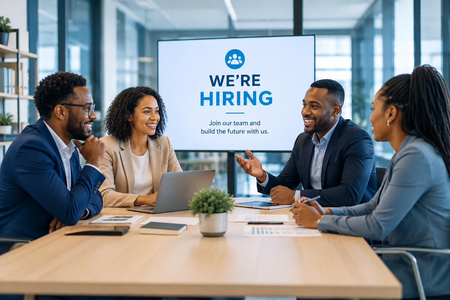 Placeholder image of a hiring team